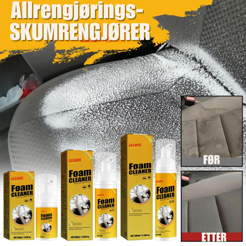 FoamSpray™ | Automatisk direkte ren!