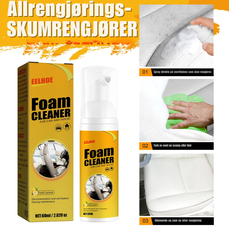 FoamSpray™ | Automatisk direkte ren!